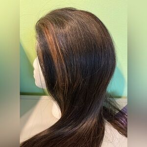 NIB Carefree Remy Wig Lace Front 100% Pure Virgin Remy Hair #13872 Adrienne